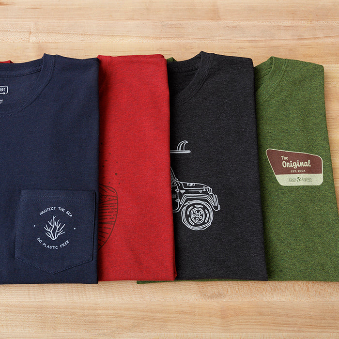 public-lands-t-shirt-c9 klean_shirt_all_designs_outlayed_lifestyle.jpg